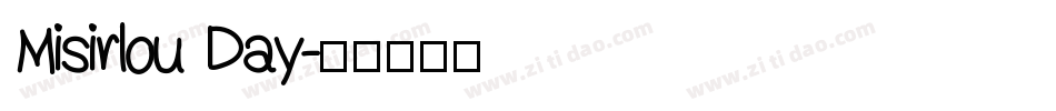 Misirlou Day字体转换